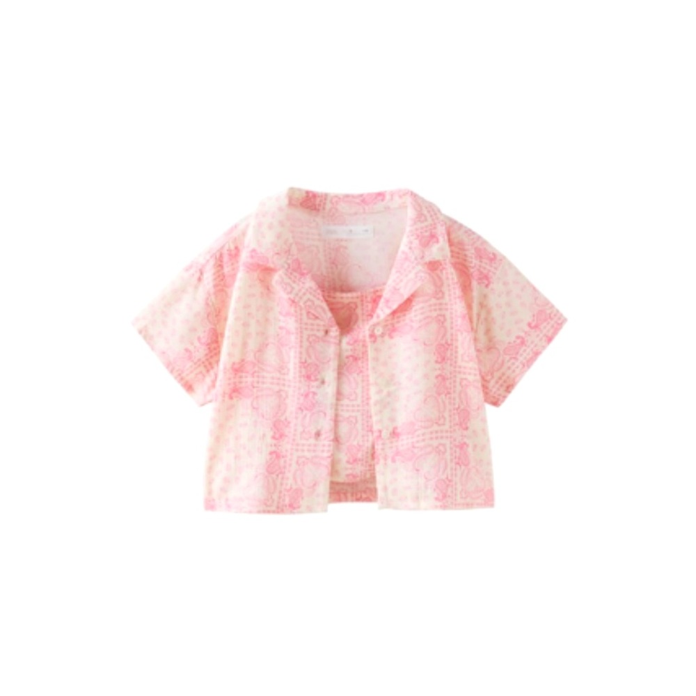 ZARA girl two pieces blouse